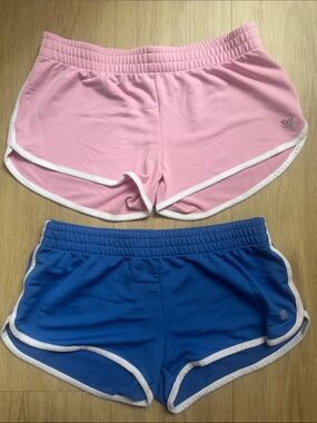 Pink + Blue Athletic Mini Shorts Bundle - “Vintage” Forever 21